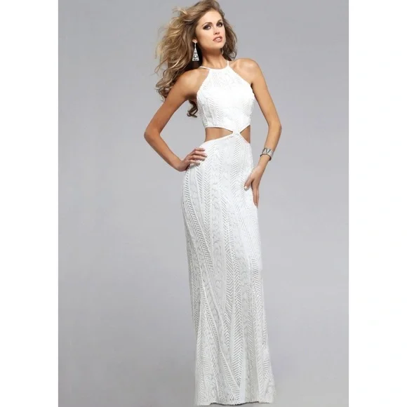 open lace back dress Lace Off Shoulder Mermaid Two Piece Prom Dresses